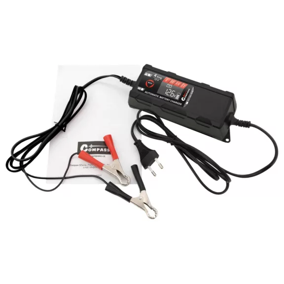 Compass Automatická nabíječka autobaterií 1 - 120Ah (4Amp)
