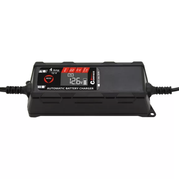 Compass Automatická nabíječka autobaterií 1 - 120Ah (4Amp)