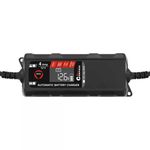 Compass Automatická nabíječka autobaterií 1 - 120Ah (4Amp)