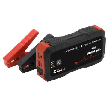   Compass Power banka s funkcí JUMP STARTER (20.000mAh, 2000A)