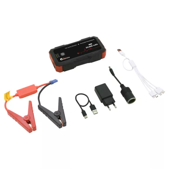 Compass Power banka s funkcí JUMP STARTER (20.000mAh, 2000A)