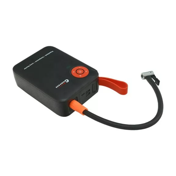Compass Startovací zdroj s kompresorem, powerbankou a svítilnou (7200mAh, 600A)