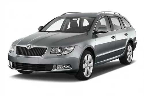 SKODA SUPERB II. (3T) KOMBI 3D GUMOVÉ KOBERCE (2008-2015)