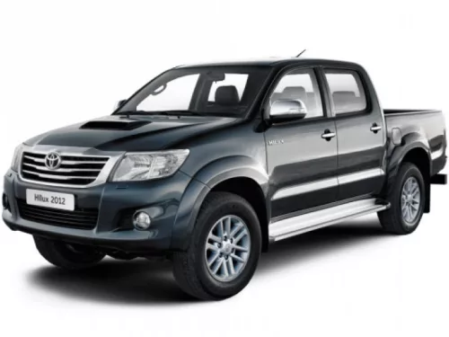 TOYOTA HILUX 3D GUMOVÉ KOBERCE (2005-2015)