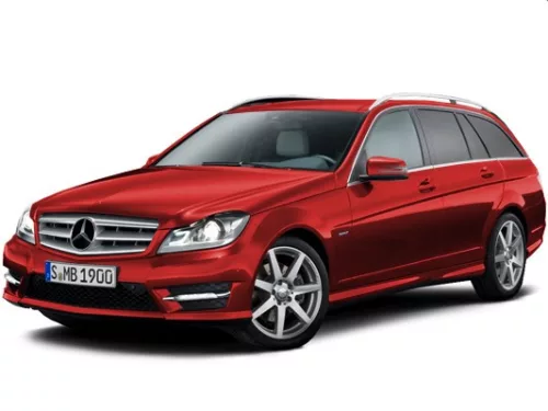 MERCEDES-BENZ C (W204) KOMBI 3D GUMOVÉ KOBERCE (2007-2014)