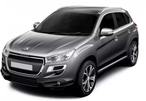 PEUGEOT 4008 3D GUMOVÉ KOBERCE (2012-2017)
