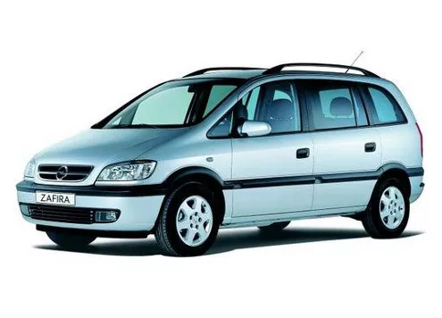 OPEL ZAFIRA A VANA DO KUFRU (1999-2005)