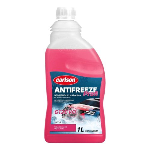 Chladící kapalina do chladiče 1l -30°C (růžová, G12 Evo, koncentrát). 