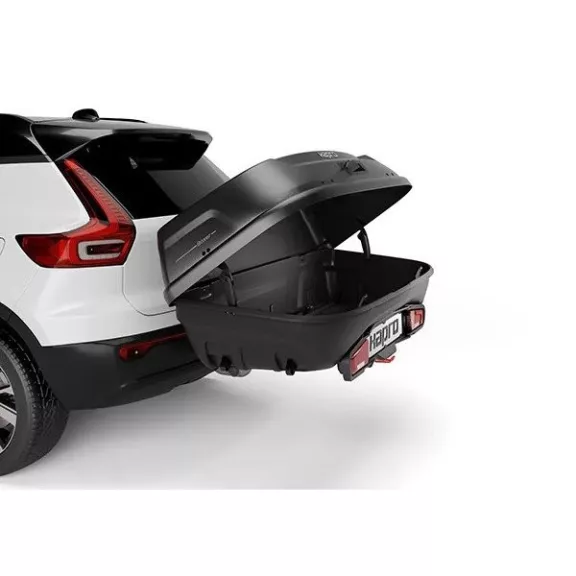 Přepravní box na tažné zařízení Hapro Boxer Hexagon L (420l, černý)