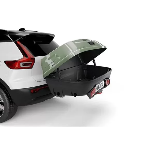Přepravní box na tažné zařízení Hapro Boxer Hexagon L (420l, zelený)