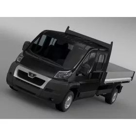 PEUGEOT BOXER DVOJITÁ KABINA GUMOVÉ KOBERCE (2006-2014)