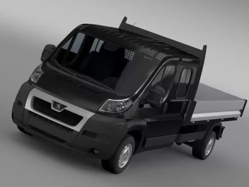 PEUGEOT BOXER DVOJITÁ KABINA GUMOVÉ KOBERCE (2006-2014)