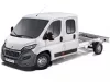 PEUGEOT BOXER DVOJITÁ KABINA GUMOVÉ KOBERCE (2014-2022)