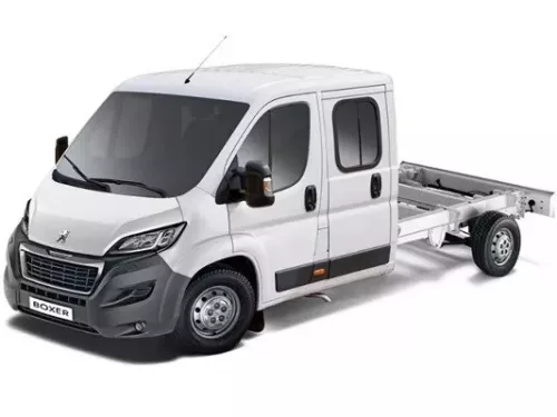 PEUGEOT BOXER DVOJITÁ KABINA GUMOVÉ KOBERCE (2014-2022)