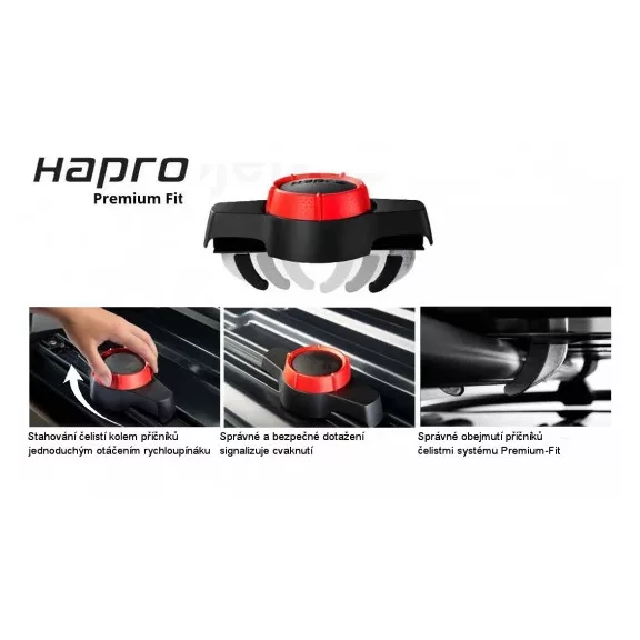 Střešní box Hapro Traxer 8.6 (antracit)