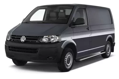 VW TRANSPORTER T6 (van, minivan, dlouhá verze, dönthető dveří) Boční ochranné lišty (2015-2019)