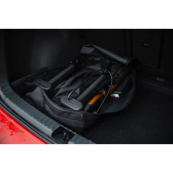 Nosič kol na tažné zařízení TMK Fly 01 (oranžový) + vak
